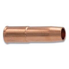 Best Welds 24A62Ss Mig Gun Nozzle, 5/8 In Bore, 1/8 In Recess, Tweco® Style 24A, Short Stop