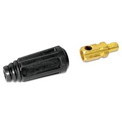 Best Welds Ccd1025Mi Dinse Style Cable Plug And Socket, Male, Ball Point Connection, #6 To #2 Cable Capacity