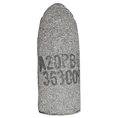 B-Line Abrasives 90956 Cone, 1 In Dia, 3 In Thick, 3/8 In-24 Arbor, 24 Grit, Alum Oxide, T16