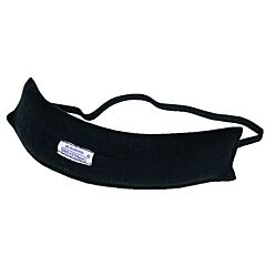 Anchor Brand Sb330 Traditional Sweatband, Fleece Cotton, Elastic Strap, Black