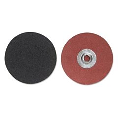 Merit Abrasives 8834165255 Silicon Carbide Cloth Discs-Type Ii, Silicon Carbide, 2 In Dia., 80 Grit