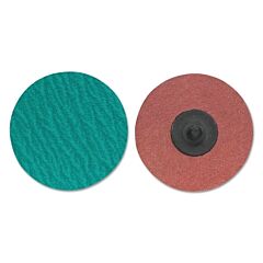 Merit Abrasives 08834167103 Zirc Plus R801 Powerlock Cloth Discs-Type Iii, 1 1/2 In Dia., 60 Grit