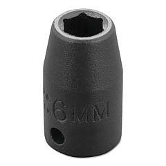 Proto® 6906M Torqueplus Metric Impact Sockets 1/4 In, 1/4 In Drive, 6 Mm, 6 Points