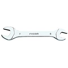Facom® Fm-22.8X9 Wrench, Short Metric Open End 8 X 9 Mm