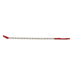 Brady® Scn10-4 Clip Sleeve Wire Markers, 2.7 In X 9 In, "4", Black On White