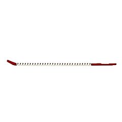 Brady® Scn10-7 Clip Sleeve Wire Markers, 3 In X 6.1 In, "7", Black On White