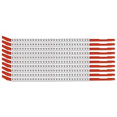 Brady® Scn10-9 Clip Sleeve Wire Markers, 3 In X 8.4 In, "9", Black On White