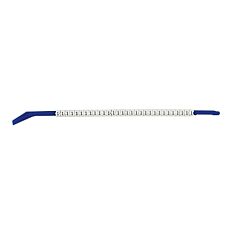 Brady® Scn13-1 Clip Sleeve Wire Markers, 0.2 In X 2.7 In, "1", Black On White