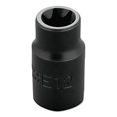 Proto® 7212Tx Torx Impact Sockets, 3/8 In Drive, E12 Tip