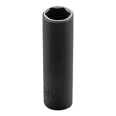 Proto® 6510Mh Torqueplus Metric Deep Impact Sockets 1/4 In, 1/4 In Drive, 10 Mm, 6 Points