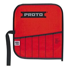 Proto® 25Tr31C Vinyl Tool Kit Pouches, 7 Compartments, Red, Vinyl