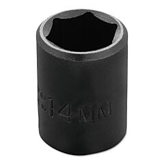 Proto® 7214M Torqueplus Metric Impact Sockets 3/8 In, 3/8 In Drive, 14 Mm, 6 Points