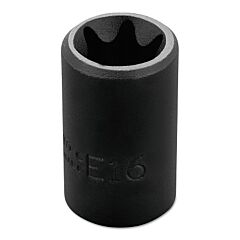 Proto® 7216Tx Torx Impact Sockets, 3/8 In Drive, E16 Tip