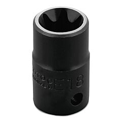 Proto® 7418Tx Torx Impact Sockets, 1/2 In Drive, E18 Tip