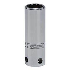 Proto® 5016-Tt Tether-Ready Drive Deep Sockets, 3/8 In Drive, 1/2 In, 2 1/8 In L, 12 Points