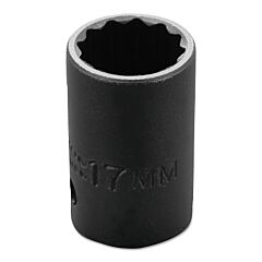 Proto® 7417Mt Torqueplus Metric Impact Sockets 1/2 In, 1/2 In Drive, 17 Mm, 12 Points
