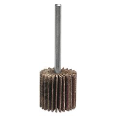 Carborundum 8834137545 Micro-Mini Flap Wheels With Mounted Steel Shanks, 5/8 In X 3/4 In, 320 Grit