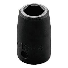 Proto® 7412M Torqueplus Metric Impact Sockets 1/2 In, 1/2 In Drive, 12 Mm, 6 Points