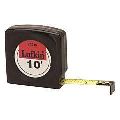 Lufkin® Y8210 Mezurall® Measuring Tapes, 1/2 In X 10 Ft, Black