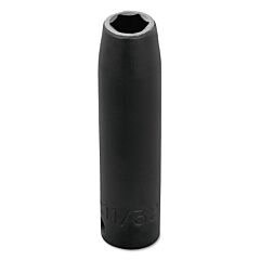 Proto® 7711H Torqueplus Deep Impact Sockets , 3/8 In Drive, 11/32 In Opening, 6 Points
