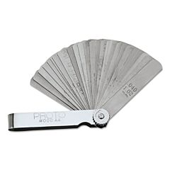 Proto® 000Aa 25 Blade Feeler Gauge Set, 0.0015 In To 0.040 In Thickness, Inch/Metric, 1/2 In X 3 In