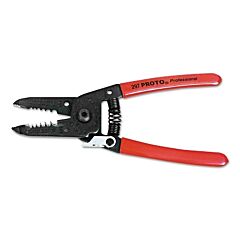 Proto® 297 Wire Stripper/Cutters, 6 1/16 In, 10-20 Awg, Red