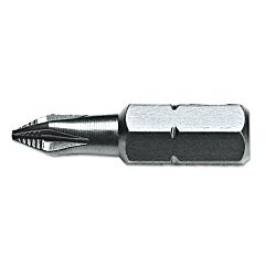 Proto® 60004 Phillips Acr Insert Drive Bits, #1, 1/4 In X 1 In, Hex