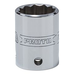 Proto® 5422M-Tt Tether-Ready Drive Deep Sockets, 1/2 In Drive, 22 Mm, 1 17/32 In L, 12 Points