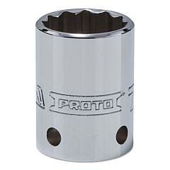 Proto® 5428-Tt Tether-Ready Drive Deep Sockets, 1/2 In Drive, 7/8 In, 1 9/16 In L, 12 Points