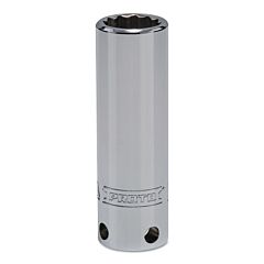 Proto® 5015M-Tt Tether-Ready Drive Deep Sockets, 3/8 In Drive, 15 Mm, 2 3/4 In L, 12 Points