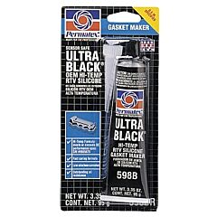 Permatex® 82180 Ultra Silicone Rtv Gasket Maker, 3.35 Oz, Tube, Ultra Black®