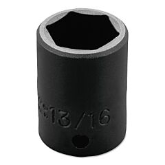 Proto® 7426H Torqueplus Impact Sockets, 1/2 In Drive, 13/16 In Opening, 6 Points