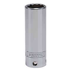 Proto® 5017M-Tt Tether-Ready Drive Deep Sockets, 3/8 In Drive, 17 Mm, 2 3/4 In L, 12 Points