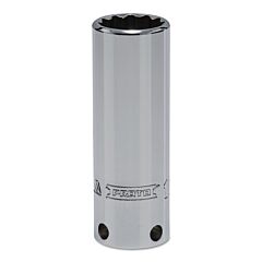 Proto® 5022-Tt Tether-Ready Drive Deep Sockets, 3/8 In Drive, 11/16 In, 2 3/4 In L, 12 Points