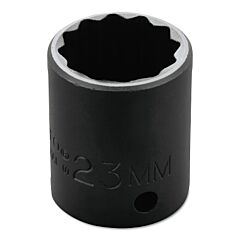 Proto® 7423Mt Torqueplus Metric Impact Sockets 1/2 In, 1/2 In Drive, 23 Mm, 12 Points