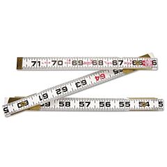 Lufkin® 966N Red End® Two Way® Folding Wood Rule, 6 Ft L, Wood, Sae