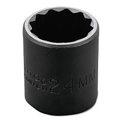 Proto® 7424Mt Torqueplus Metric Impact Sockets 1/2 In, 1/2 In Drive, 24 Mm, 12 Points