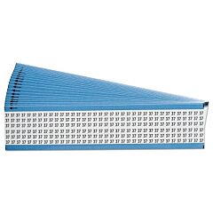 Brady® Wm-37-Pk Solid Numbers Wire Marker Cards, 9 1/2 In X 2 1/4 In, "37", Black On White