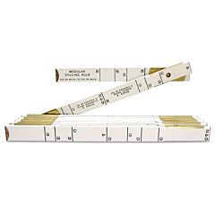 Lufkin® 646Ln Red End Modular Spacing Rulers, 6 Ft, Wood, 6 Scales