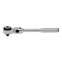 Proto® 4757F 1/4 In Flex Head Ratchet Handles, Round, 6 37/64 In, Polish