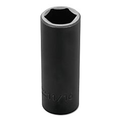 Proto® 7722H Torqueplus Deep Impact Sockets , 3/8 In Drive, 11/16 In Opening, 6 Points