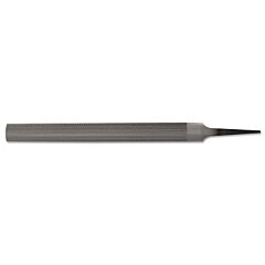 Nicholson® 21745N Half Round Bastard Files, 8 In, Tapered Handle