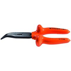 Facom® Fa-195.20Avse Insulated Bent Nose Pliers, 7 7/8 In; 7 15/32 In
