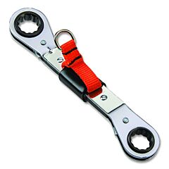 Proto® 1194-A-Tt Tether-Ready Offset Double Box Reversible Ratcheting Wrench, 11/16 In X 5/8 In