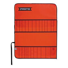 Proto® 25Tr21C Vinyl Tool Kit Pouches, 26 Compartments, Red, Vinyl