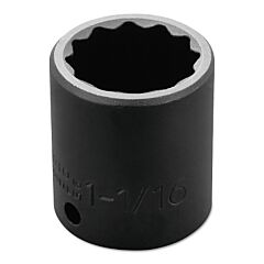 Proto® 7434 Torqueplus Impact Sockets, 1/2 In Drive, 1 1/16 In Opening, 12 Points