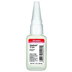 Permatex® 72250 Zipgrip® Te2400 Adhesive, 1 Oz, Bottle, Clear