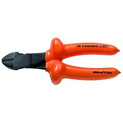 Facom® Fa-192.18Ve Insulated Diagonal Cutting Pliers, 7 1/8 In