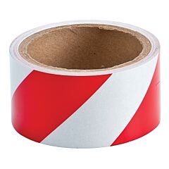 Brady® 78131 Reflective Striped Tapes, 2 In X 10 Yd, Red/White