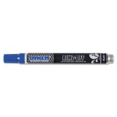 Dykem 91105 Rinz Off Water Removable Temporary Marker, Blue, Medium
